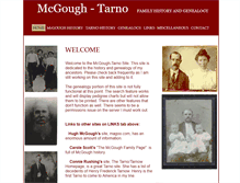 Tablet Screenshot of mcgoughclan.us